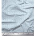 thumbnail image 1 of Soimoi Blue Poly Georgette Fabric Stars Star Decor Fabric Printed Yard 42 Inch Wide, 1 of 3