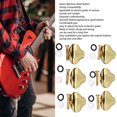 thumbnail image 4 of 6 Pcs Exquisite Fish Tail Metal Tuning Peg Head - Wide Compatibility, Exquisite Craftsmanship - Comfortable Grip, Premium Metal For Electric Guitar Machine, 4 of 8