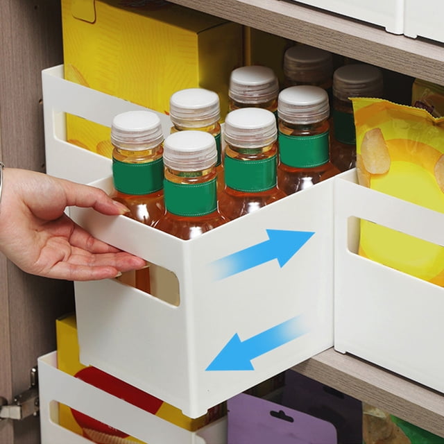 Storage Box Cabinet Kitchen Drawer Organizing Storage Basket Miscellaneous Snacks Storage Basket Bathroom Storage Basket