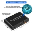 thumbnail image 2 of HDMI ARC Audio Extractor 192KHz DAC Converter ARC Audio Extractor Support Digital HDMI Audio to Analog Stereo Audio RCA L/R Coaxial SPDIF and 3.5mm Jack ARC Audio Adapter for TV, 2 of 8