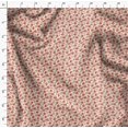 thumbnail image 4 of Soimoi White polyester Crepe Fabric Floral & Pomegranate Fruits Print Sewing Fabric BTY 42 Inch Wide, 4 of 6