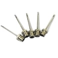 thumbnail image 4 of Pack of 10 Ball Inflating Needles Inflation Volleyball Set Football Inflatable Pump Pin Stainless Steel Gym Bike Air Valve Nozzle Replacement, 4 of 9