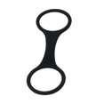 thumbnail image 2 of DYNWAVECA Pince pour Plongée en Apnée, Porte-Clés de Plongée en Apnée, Style Boucle, Retenue de Fixation Pièce de Rechange Souple Verrou Universel de Garde de Tuba Noir, 2 of 10
