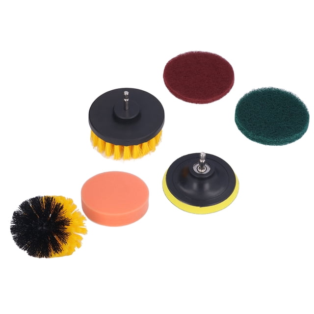 Drill Brush, Power Scrubber Various Sizes PP 1/4in Hex Connector Wide Application For Cleaning
