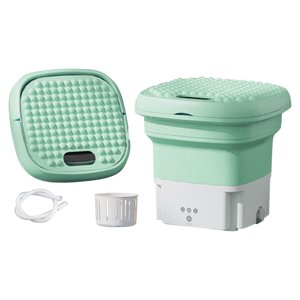 Mini Lave-linge Type de seau pliable Lave-vaisselle Lave linge Nettoyeur Voyage
