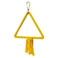 thumbnail image 2 of CBFFDC Jouet Perroquet de Couture pour Animaux Corde Résistante aux Morsures pour Perruches Cockatiels Conures Perchoir Triangle Rond Fournitures pour Animaux, 2 of 7