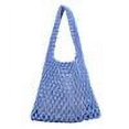 thumbnail image 2 of Straw Woven Hollow Net Handbags Female Summer Shopping Beach Vacation Coin Purse, 2 of 9