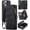 Black, variant on Wallet Case for iPhone 16 Pro Max, Zipper Purse Folio Leather Wallet with Card Holder Wrist Strap Detachable Magnetic Shockproof Protective Back Case for iPhone 16 Pro Max 6.9 inch