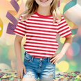 thumbnail image 2 of Fgnfyis T-Shirts à Manches Courtes pour Garçons Carnaval T-Shirt à Manches Courtes T-Shirt Graphique Coloré de Fête pour Enfants Haut Décontracté Confortable T-Shirts pour Garçons Rouge_002 150, 2 of 4