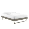thumbnail image 3 of Modway Billie Queen Rubberwood and MDF Wood Platform Bed Frame in Gray, 3 of 8