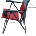 thumbnail image 5 of RIO Gear Chaise à Auvent Hi-Boy - Charcoal/Oxblood, 5 of 5