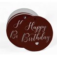 thumbnail image 2 of Inkdotpot Pack Of 100 Happy Birthday Favor Paper Tags Craft Real Silver Foil Hang Tags, 2 of 6