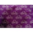 thumbnail image 4 of oneOone Cotton Silk Fabric Dot & Bicycle Block Print Fabric By The Yard 42 Inch Wide, 4 of 4