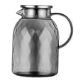 thumbnail image 1 of jifeng Pichet à Boisson avec Couvercle, Grand Alésage, Pichet en Verre pour Boisson Thé Glacé Lait 1800 ml, 1 of 9