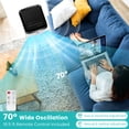 thumbnail image 2 of Costway Refroidisseur d'Air Évaporatif 4-en-1 avec Ventilateur et Humidificateur Télécommande Blocs Réfrigérants, 2 of 10