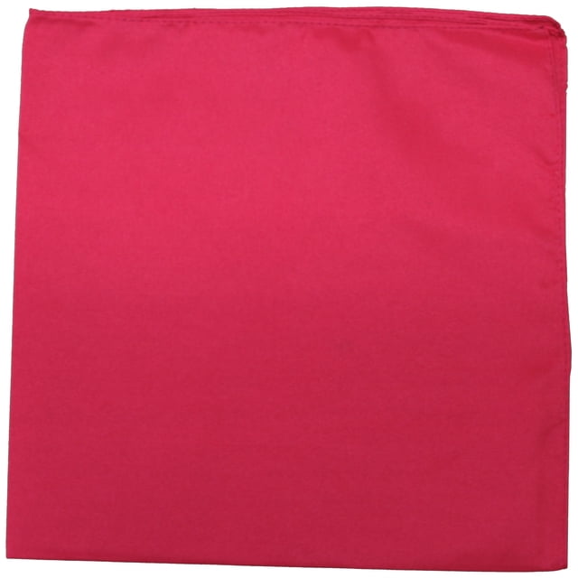 2 Pack Mechaly Cotton 22 x 22 In Bandana - Paisley and Solid Colors Available