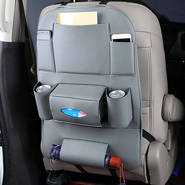MORESEC Car Seat Back Organizer,Car Storage Bag Seat Hanging Rear Seat Storage Bag,Backseat Car Organizer,Travel Accessories Deals of the Day Clearance Prime, Gray