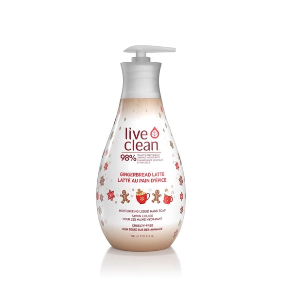 Live Clean Holiday Gingerbread Latte Moisturizing Hand Soap