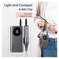 thumbnail image 3 of 35000 RPM Rechargeable Portable Nail Drill Machine Electric Nail File Manicure Drill Set Profession Nail Art Equipment ,Easy to Use, 3 of 6