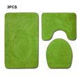 thumbnail image 3 of relayinert 3pack/lot Non-Slip And Absorbent Bathroom Mat Set Feet Dry And Fresh Anti-slip Polyester Non-Slip Chenille Bath Rug PJ210922-A022 1Set, 3 of 6