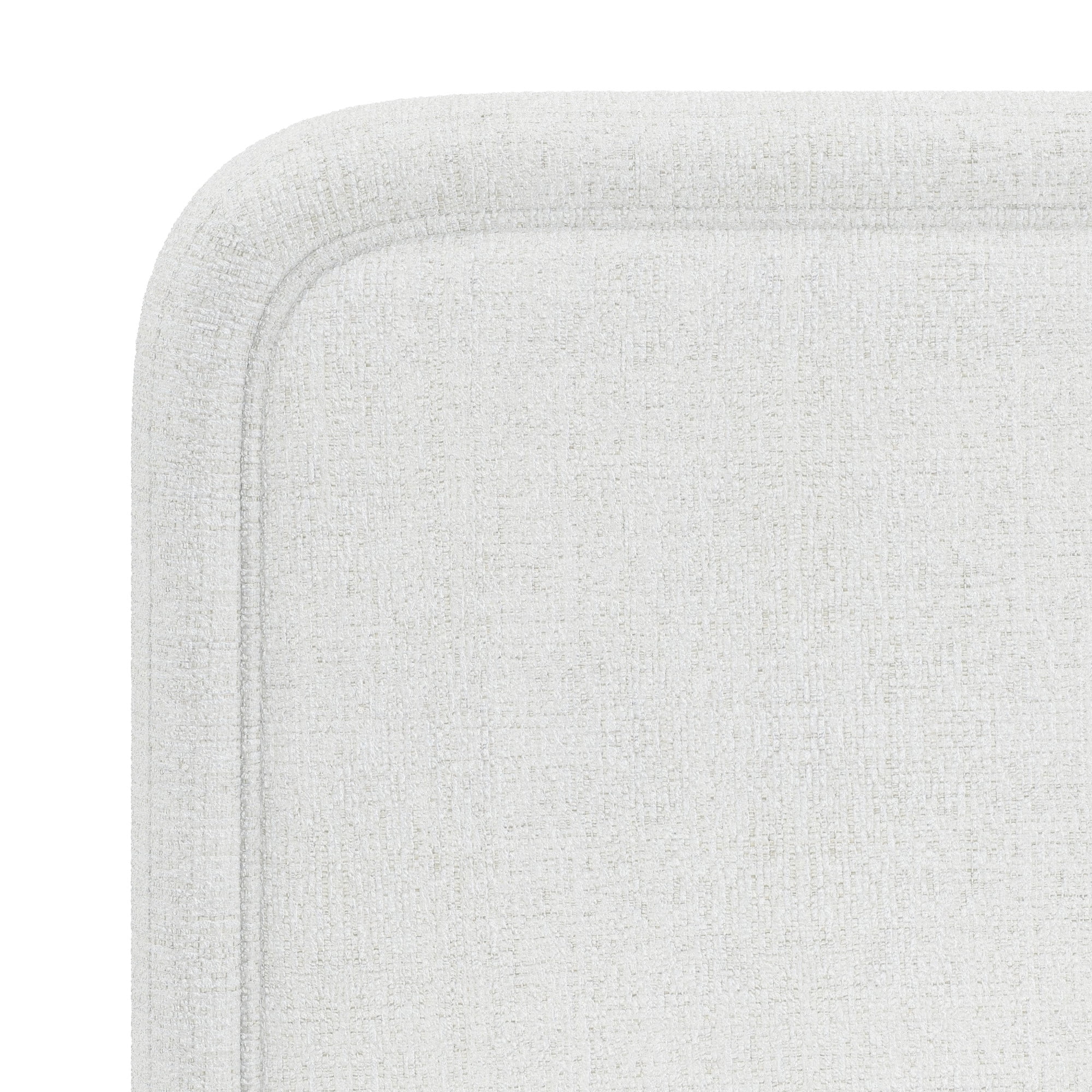 Lit plateforme double Juliet en tissu bouclé – Better Homes & Gardens, couleur ivoire