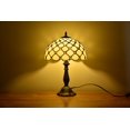 thumbnail image 2 of Tiffany Style Table LampBedside Desk LED Lamp Shades Bedroom Stained-Glass 18.1'' Height Multi-color, 2 of 4