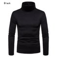 thumbnail image 1 of Mens Slim Fit Casual Turtleneck Sweaters Knitted Pullover Thermal Sweaters, 1 of 6