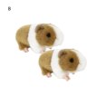 thumbnail image 2 of Jindong Peluche de Cochon d'Inde Mignonne de Simulation 18 cm Petite Poupée Hamster Poupée Chiffon Jouet, 2 of 9