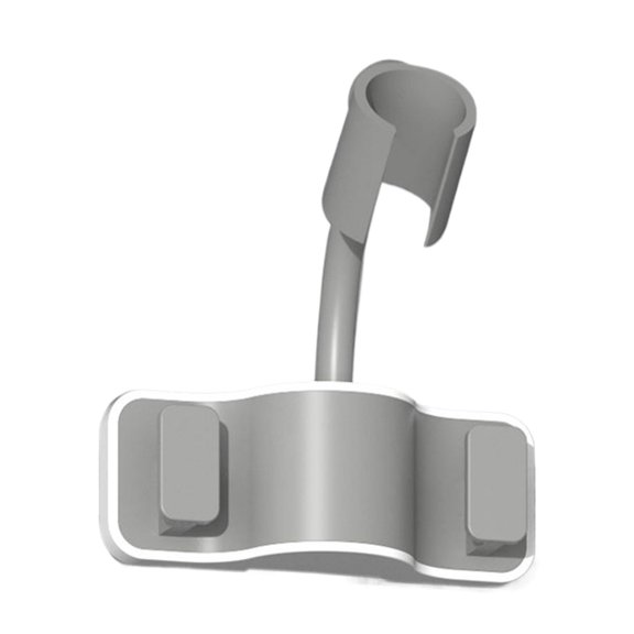 Baohd Adjustable Showerhead Holder Non-Perforated Wall Hanging Waterproof And Moisture-proof Wall Mount grey