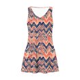 thumbnail image 4 of Ovzne Robes pour Femmes Robe de Plage Mode d'Été pour Femmes Imprimé Poche Sans Manches Robe à Col en V Robe de Printemps Imprimée Liquidation, 4 of 5