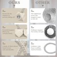 thumbnail image 3 of ORUYROP 8 PCS Magnetic Curtain Tiebacks, European Style Convenient Drape Tie Backs, Decorative Drape Tie Backs Holdback Holder for Window Draperies, No Tools Required for Christmas Home Holida, 3 of 6