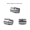 thumbnail image 1 of Becaristey Car Radiator Hose Barb Coupler Aluminium Alloy Universal Vehicle Steam Port Repair Joint Replaceable Spare Part Accessories Type 1, 1 of 6