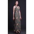 thumbnail image 3 of Bimba Bird Ladies Sleeveless Long Print Maxi Dress with Side Slits Summer Wear-Large, 3 of 6