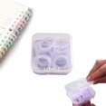 thumbnail image 2 of WHEANG 20/100 Pieces Plastic Rings Plastic Loose Leaf Rings Multi Color Plastic Book Rings Flexible for Cards Document Stack and Swatches Organization School Home Or Use，5 Color (15 Mm), 2 of 9