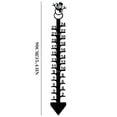 thumbnail image 2 of JASKFLY Snow Ruler 24 Inch Metal Snow Gauge for Outdoor Christmas Holiday Decoration with Snowflake Design,Home Decor|Iron,G, 2 of 9