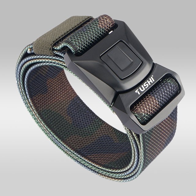 Ceinture pour Hommes avec Longueur Réglable, Multifonctionnelle, Résistante à l'Usure et Respirante Ceinture de Sport Extérieure