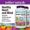 thumbnail image 2 of Webber Naturals 1000mg Omega-3 Softgels - 2-Pack (210-count Each) | Heart &amp; Brain Health, 2 of 2