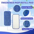 thumbnail image 2 of QUTETN 3 Pack Reusable Mop Pads Compatible with Swiffer Wet Jet Wet Jet Pads Refills for Swiffer Mop Washable Mop Refill Pads Wet Pads for Floor Cleaning Wet Dry Use for Any Floor Types, 2 of 7