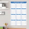 thumbnail image 4 of cpengpj Calendrier Mural Effaçable Double Face 2025-2026, Planificateur Mensuel Réutilisable Effaçable à Sec pour la Maison et le Bureau, Tableau d'Horaire Laminé Pliable, 4 of 9