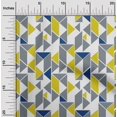 thumbnail image 1 of oneOone Polyester Lycra Fabric Parallelogram & Triangle Geometric Printed Fabric 1 Yard 56 Inch Wide, 1 of 1