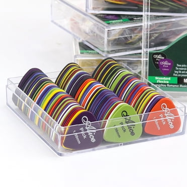 1 Box Guitar Pick Portable Anti-Deformed ABS Acoustic Folk Electric Guitar Pick for Musician