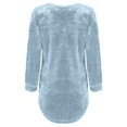 thumbnail image 5 of IMENGL Chandail Mode Mince à Col Rond en Peluche à Manches Longues, Bleu 4TG, Taille M-5TG, 5 of 5
