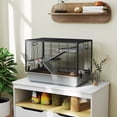 thumbnail image 4 of PawHut Cage pour Hamster à 3 Niveaux avec Accessoires, Rampes, Gris, 4 of 9