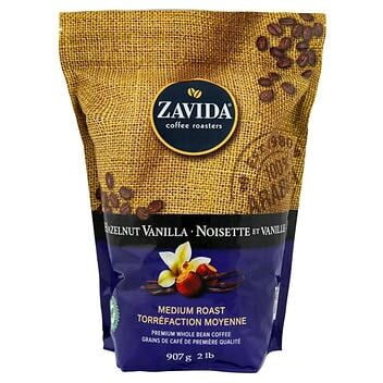 Café en grains Zavida Noisette Vanille, 907 g