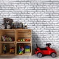 thumbnail image 2 of HOME TRENDS WHITEWASH BRICK PEEEL & STICK WALLPAPER, 2 of 2