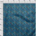 thumbnail image 3 of oneOone Silk Tabby Royal Blue Fabric Abstract Craft Projects Decor Fabric Printed By The Yard 42 Inch Wide, 3 of 4