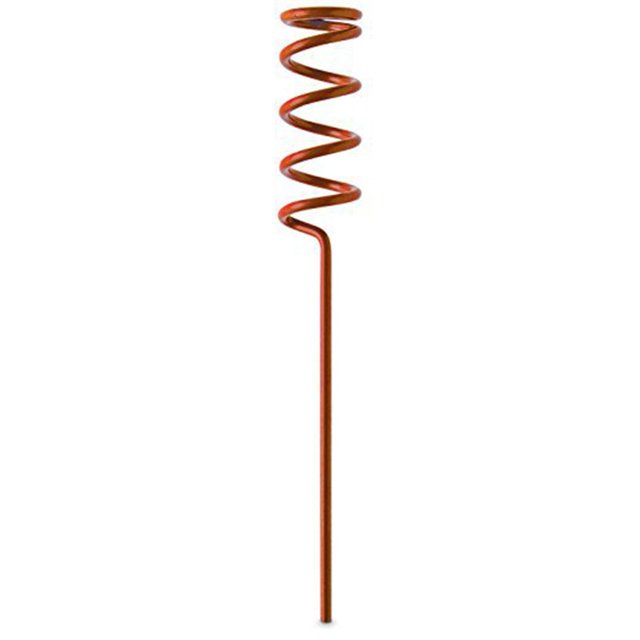 Bgsha Support de Canne à Pêche en Spirale Métallique 30cm Canne à Pêche en Mer Support au Sol