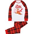 thumbnail image 3 of Holiday Christmas Matching Family Pajamas Reindeer, 3 of 6