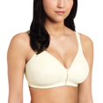 thumbnail image 1 of Vanity Fair Womens Body Caress Full Coverage Wirefree Bra, 34C, Ivory, 1 of 4