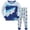 Light Blue_002, variant on XASZHN Toddler Kids Boys Pajamas Planet Dinosaur Cotton Kids 2 Piece Pj's Long Sleeve Sleepwear Clothes Set Outfits Outfit for Boys Black_013 7-8 Years